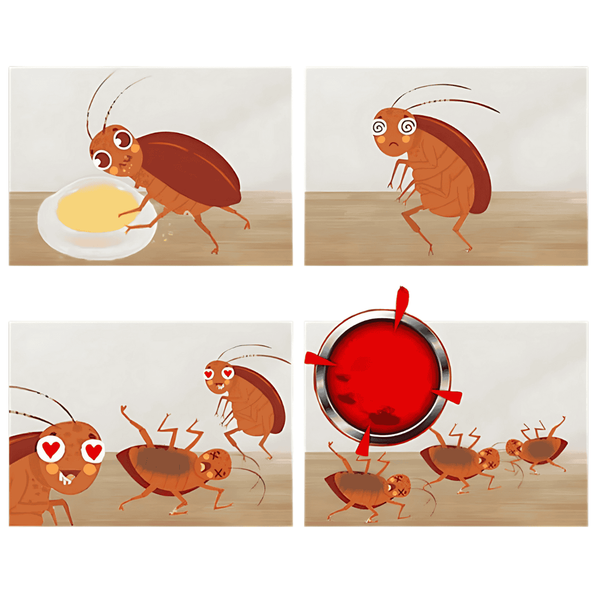InfektTrap® – Cockroach Killer Trap - Contagious and Powerful