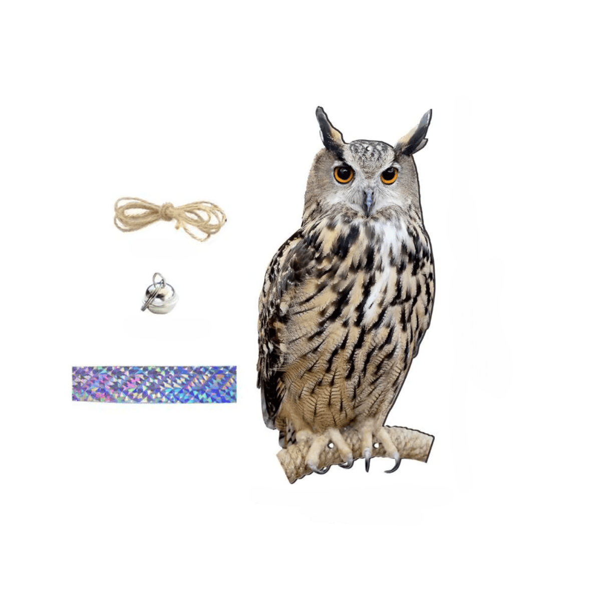 Visual Owl Decoy Deterrent for Pigeons and Birds - SilentOwl®