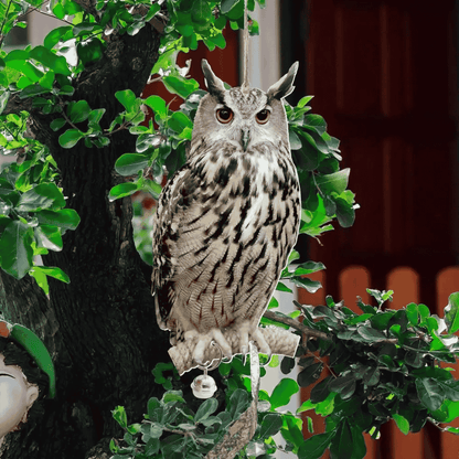 Visual Owl Decoy Deterrent for Pigeons and Birds - SilentOwl®